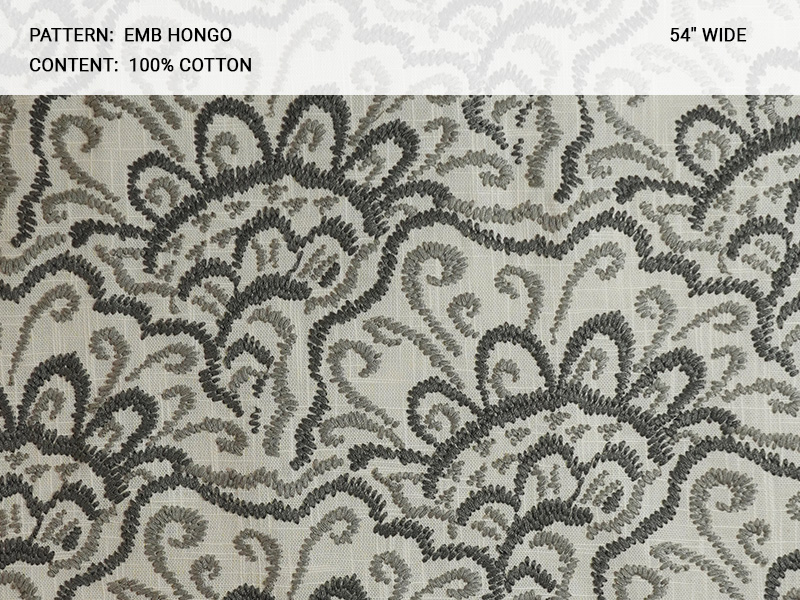 emb hongo fabric collection cover - Catania Silks